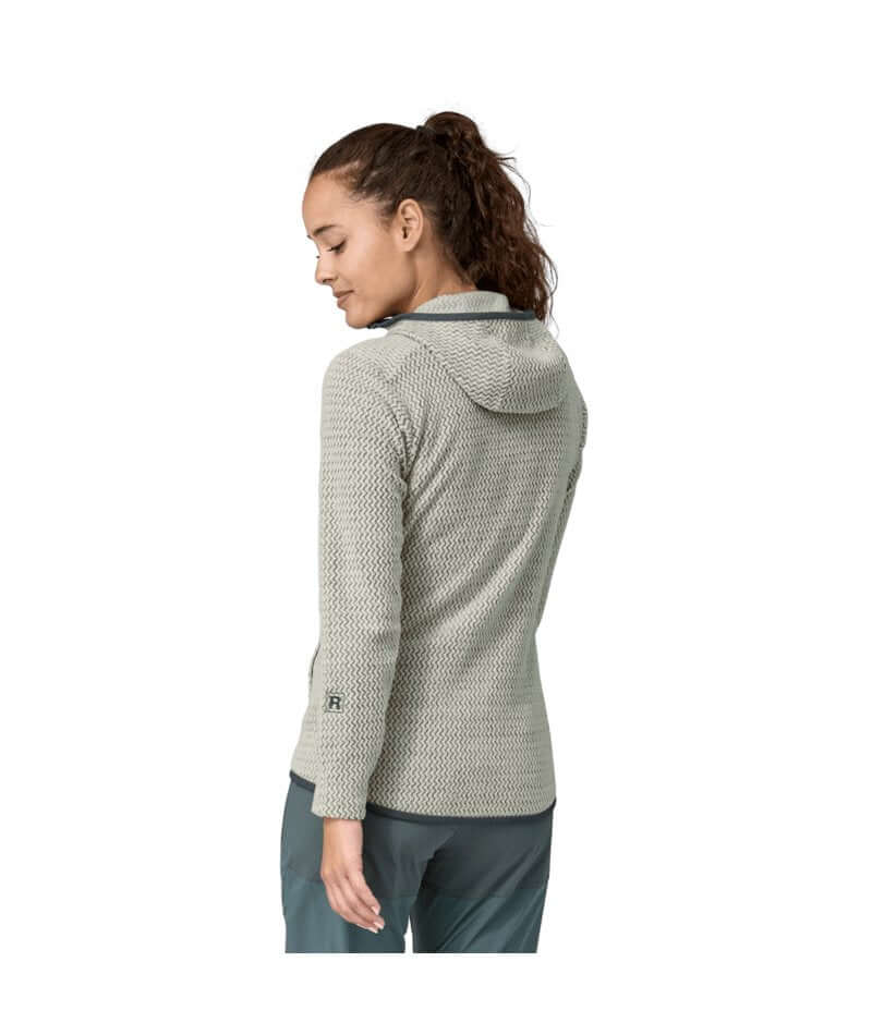 Women's R1 Air Full - Zip Hoody in Wool White | Patagonia Bend