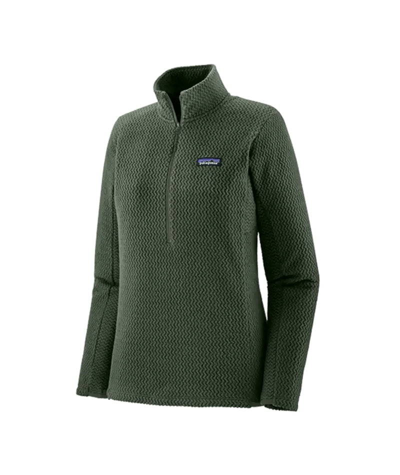 Women's R1 Air Zip Neck in Torrey Pine Green | Patagonia Bend