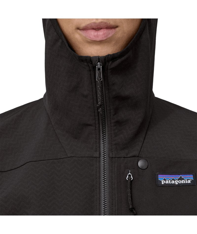 Women's R1 CrossStrata Hoody in BLACK | Patagonia Bend