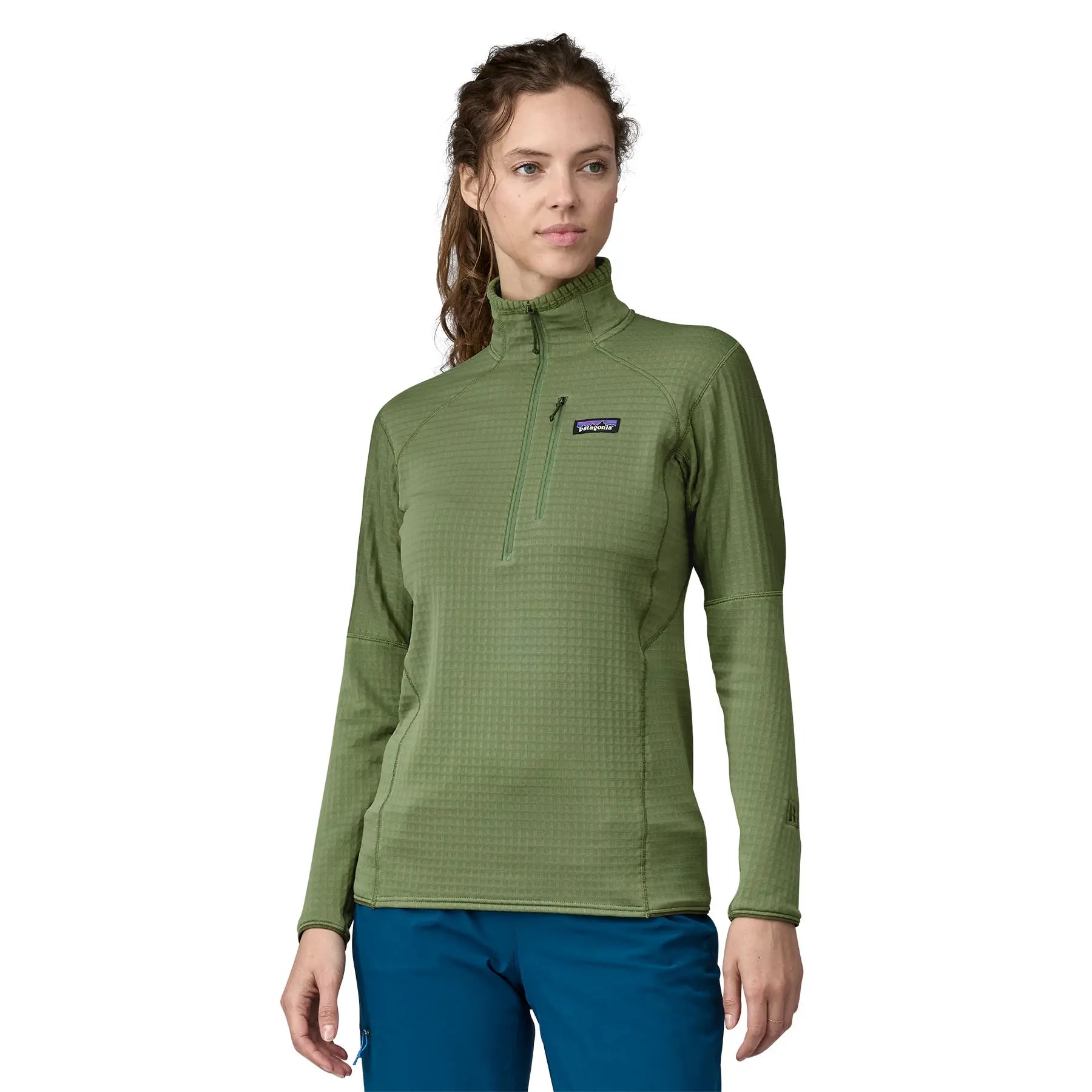 Women's R1® Pullover in Terrain Green | Patagonia Bend