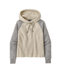 Women's Recycled Wool - Blend Hooded Pullover Sweater in Dyno White | Patagonia Bend