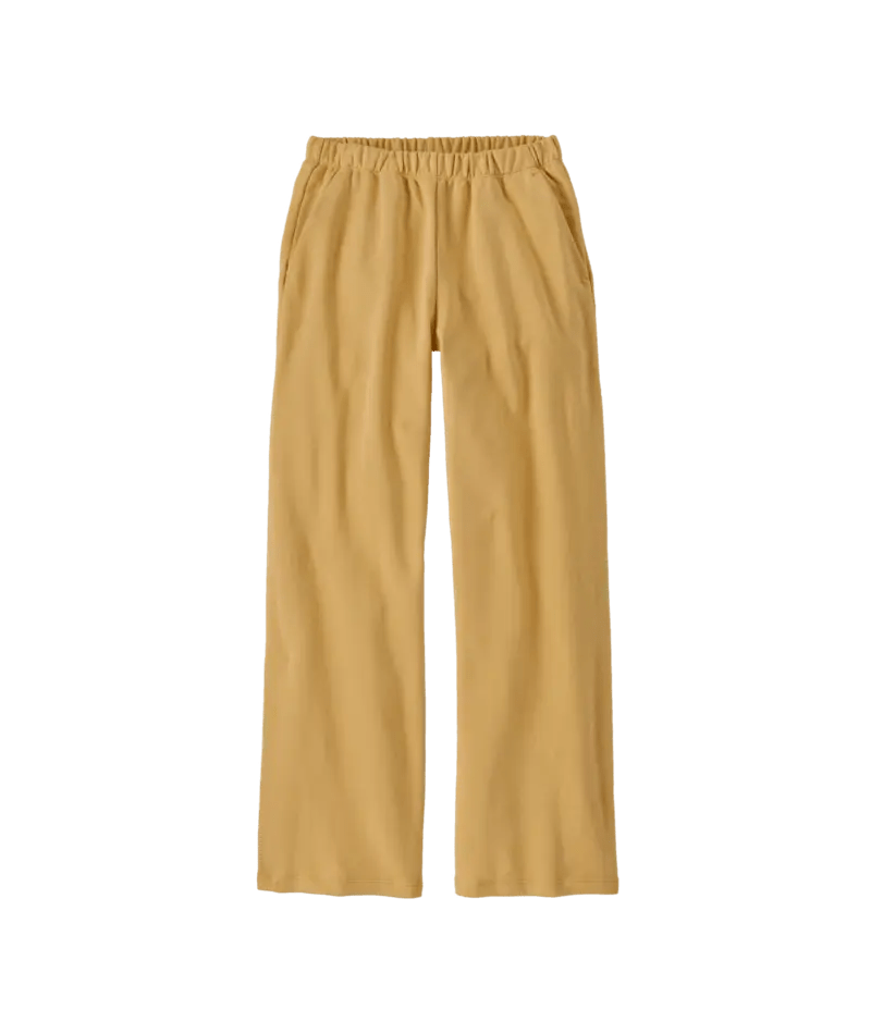 Women's Regenerative Organic Certified Cotton Essential Pants in Beeswax Tan | Patagonia Bend