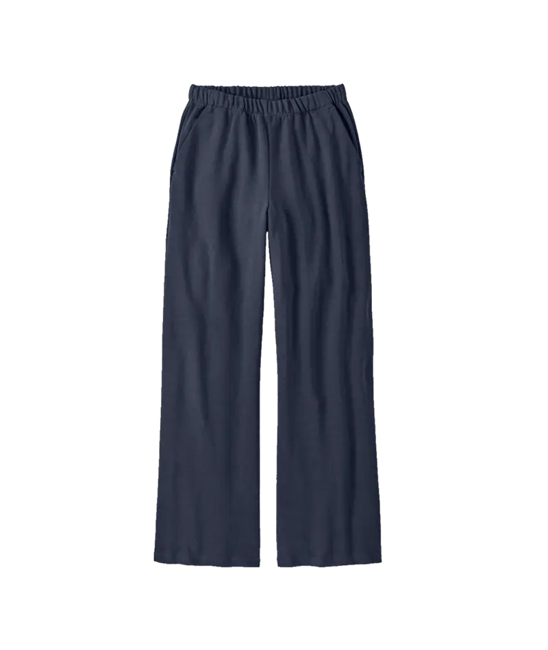 Women's Regenerative Organic Certified Cotton Essential Pants in Smolder Blue | Patagonia Bend