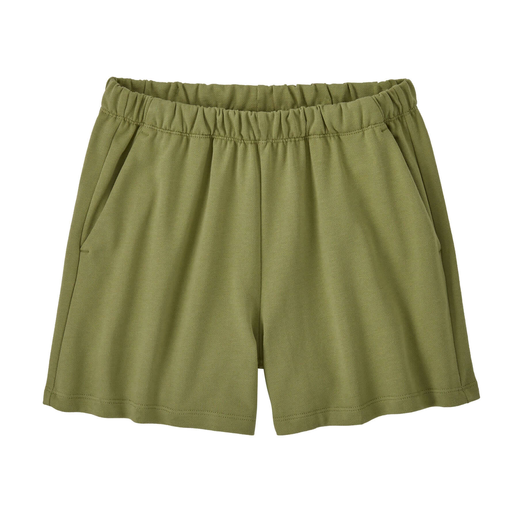 Women's Regenerative Organic Certified Cotton Essential Shorts in Buckhorn Green | Patagonia Bend