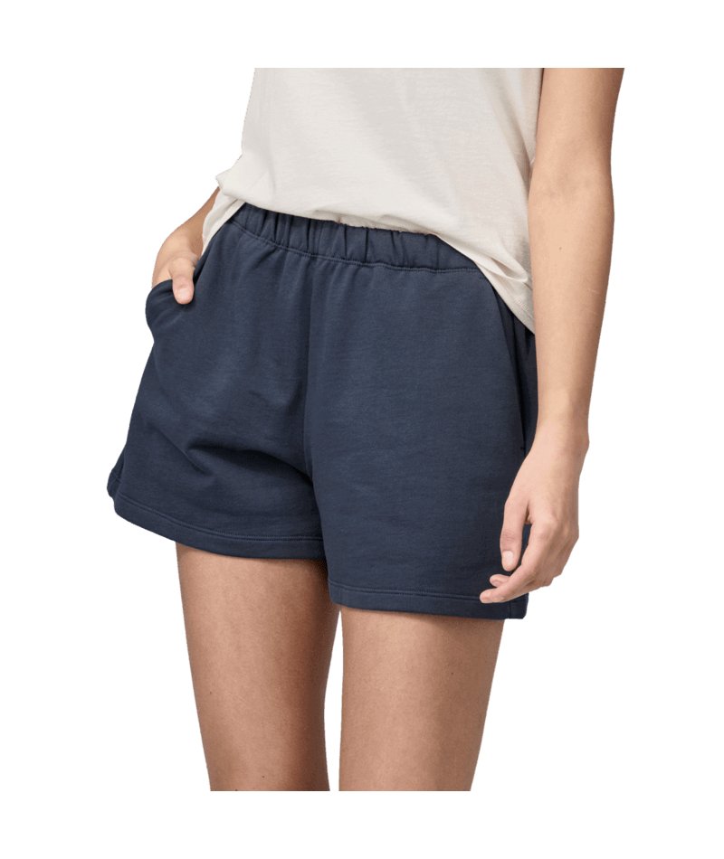Women's Regenerative Organic Certified Cotton Essential Shorts in Smolder Blue | Patagonia Bend