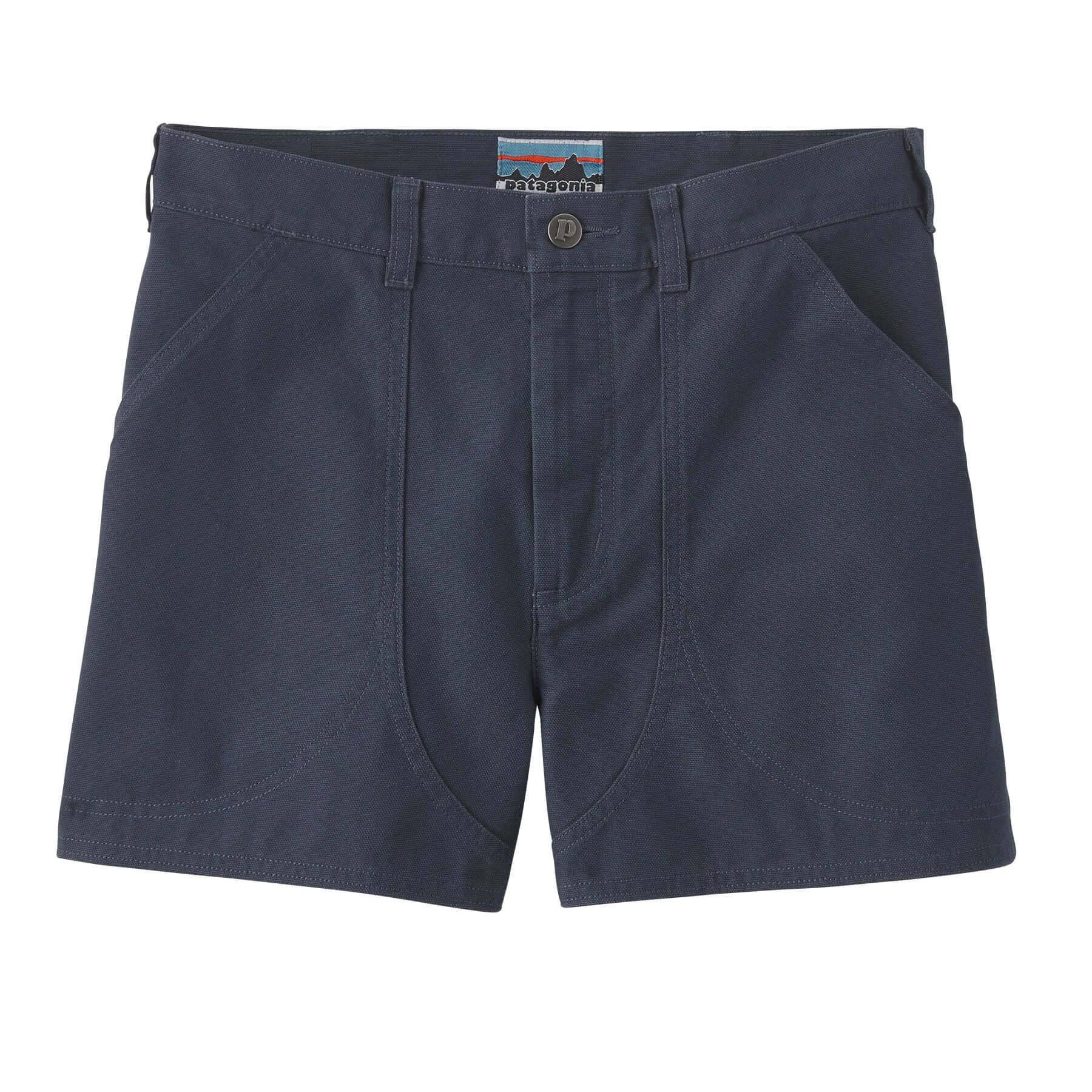Women's Regenerative Organic Certified Cotton Stand Up Shorts in Smolder Blue | Patagonia Bend