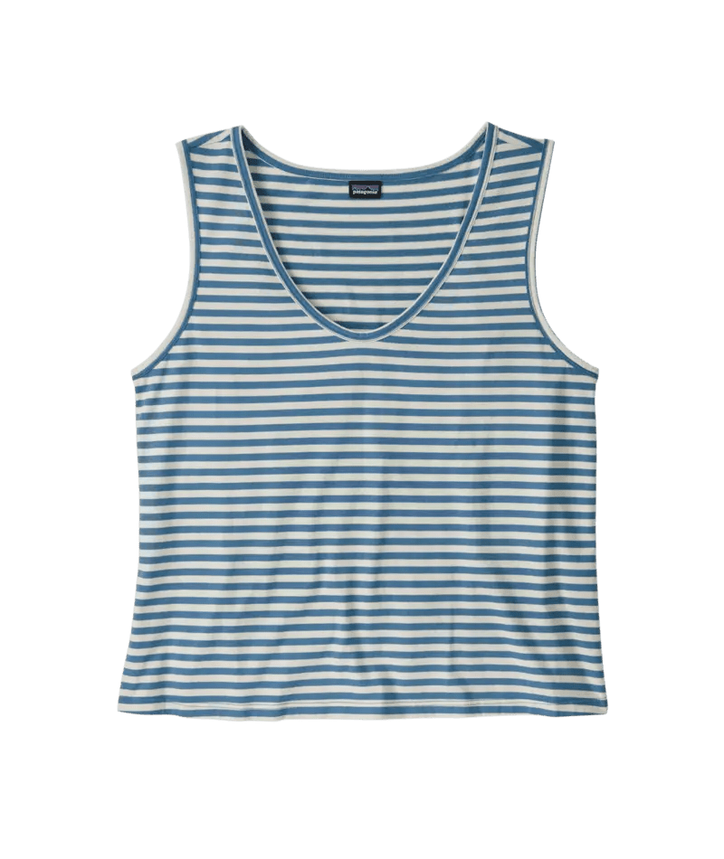 Women's Regenerative Organic Certified Cotton Tank in Field Day: Still Blue | Patagonia Bend