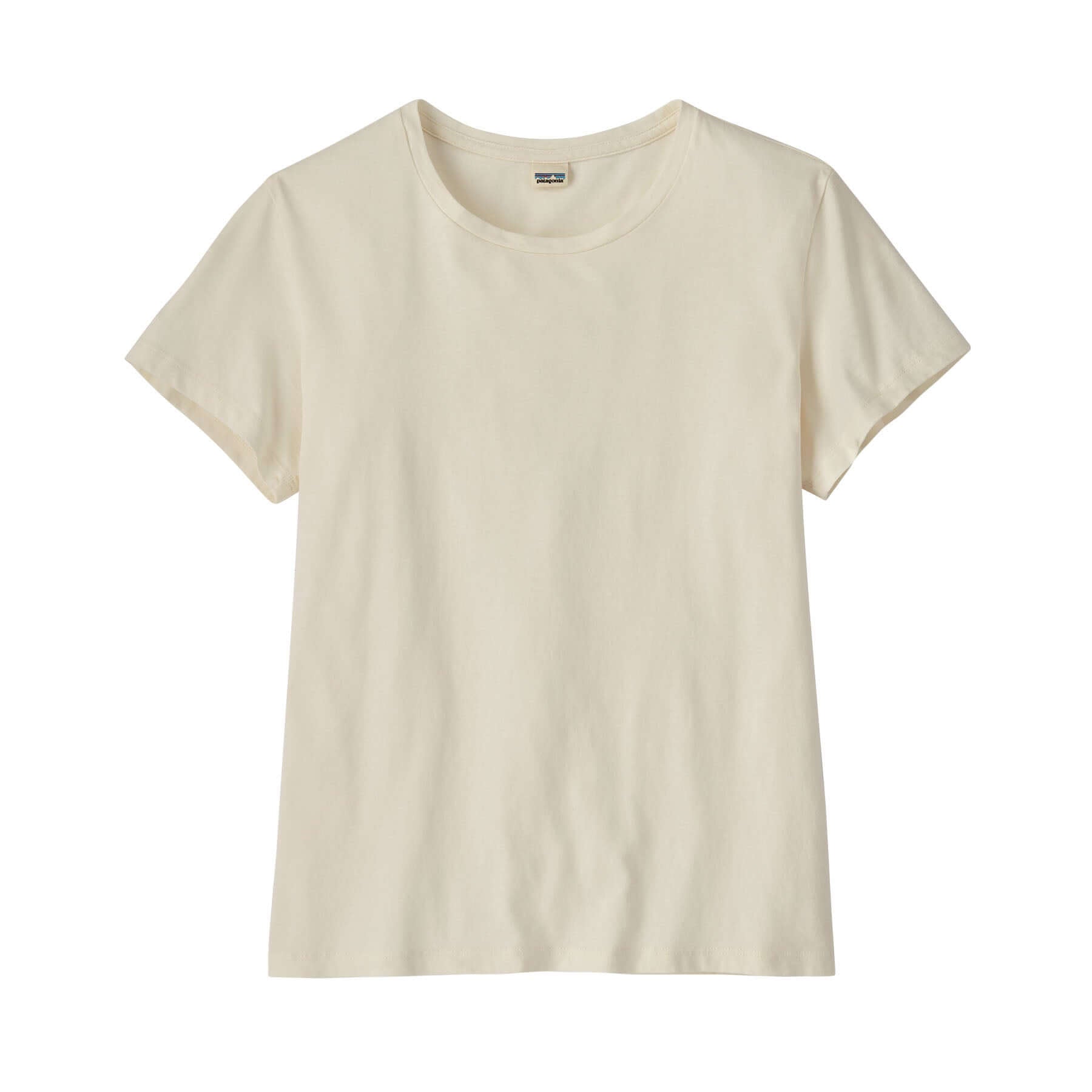 Women's Regenerative Organic Certified Cotton Tee in Undyed Natural | Patagonia Bend