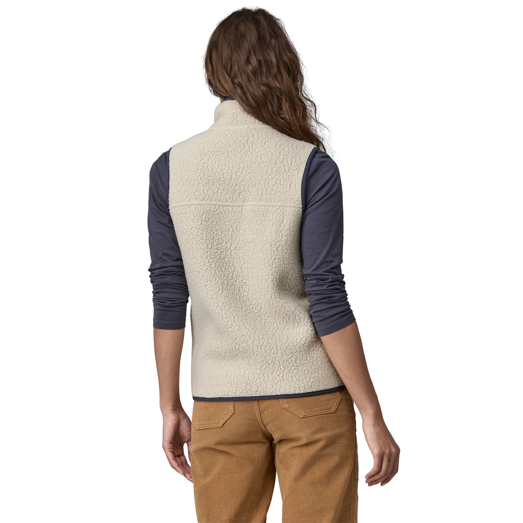 Women's Retro Pile Vest in Pelican | Patagonia Bend