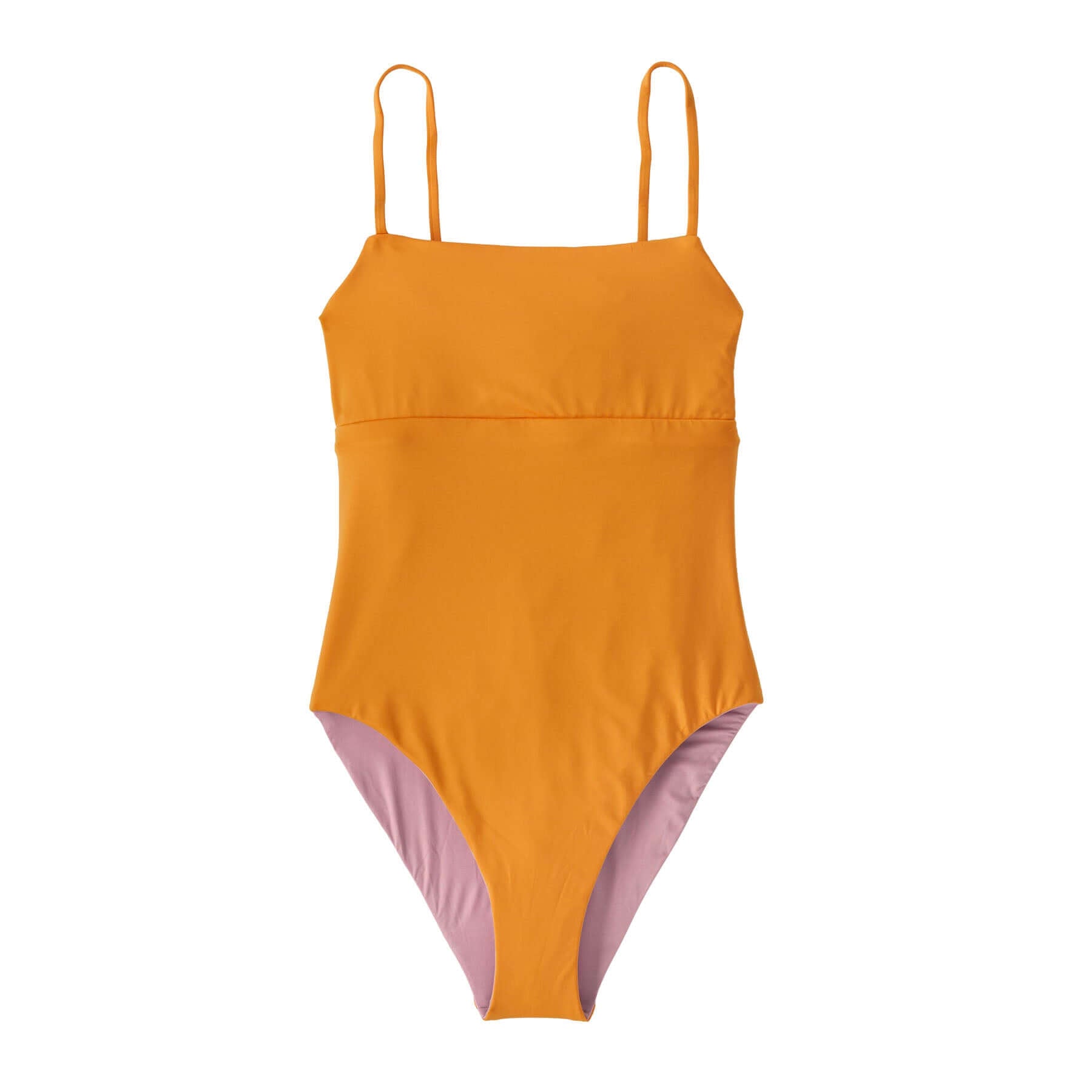 Women's Reversible Sunrise Slider One - Piece Swimsuit in Kishu Orange | Patagonia Bend