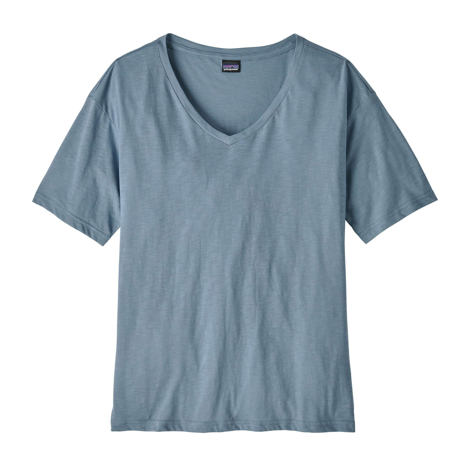 Women's Short Sleeve Mainstay Top in Light Plume Grey | Patagonia Bend