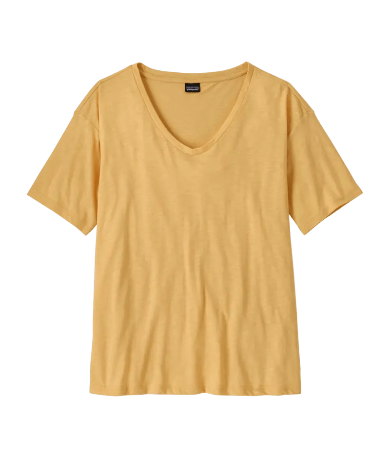 Women's Short - Sleeved Mainstay Top in Beeswax Tan | Patagonia Bend