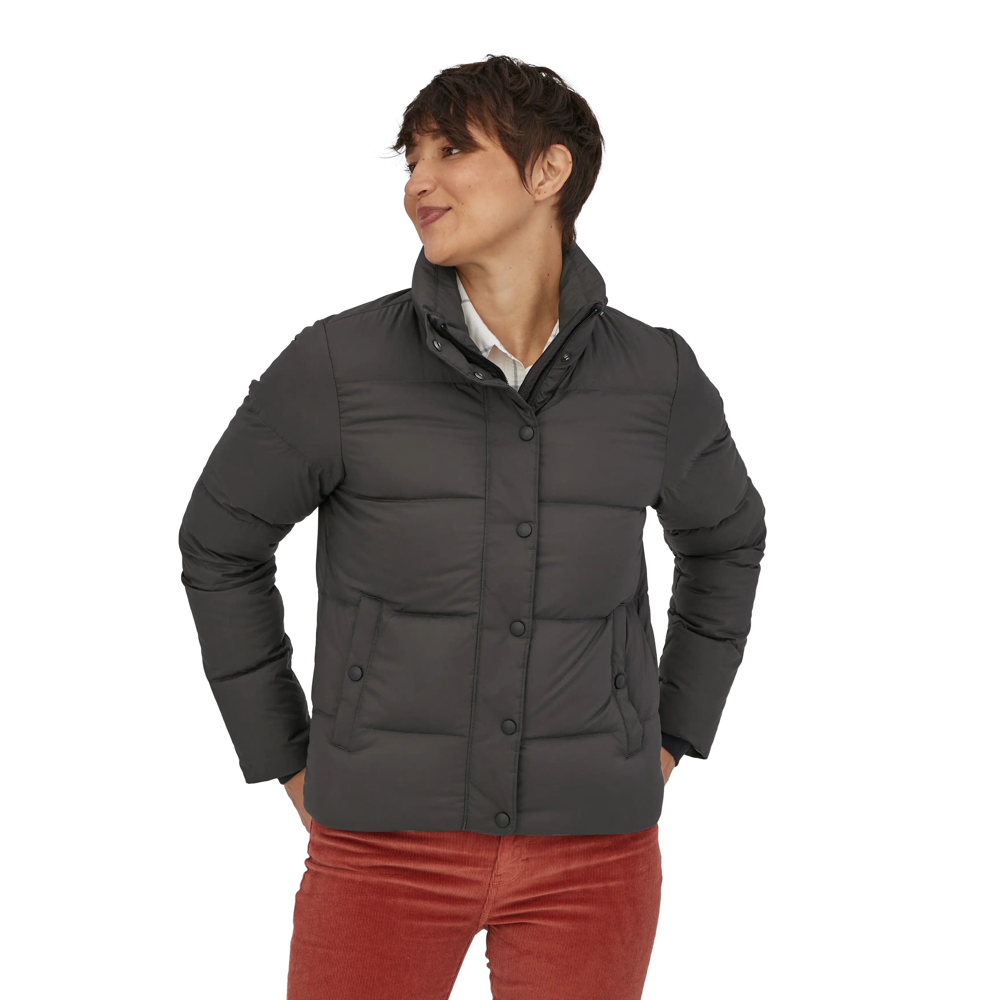 Patagonia women's silent down jacket best sale