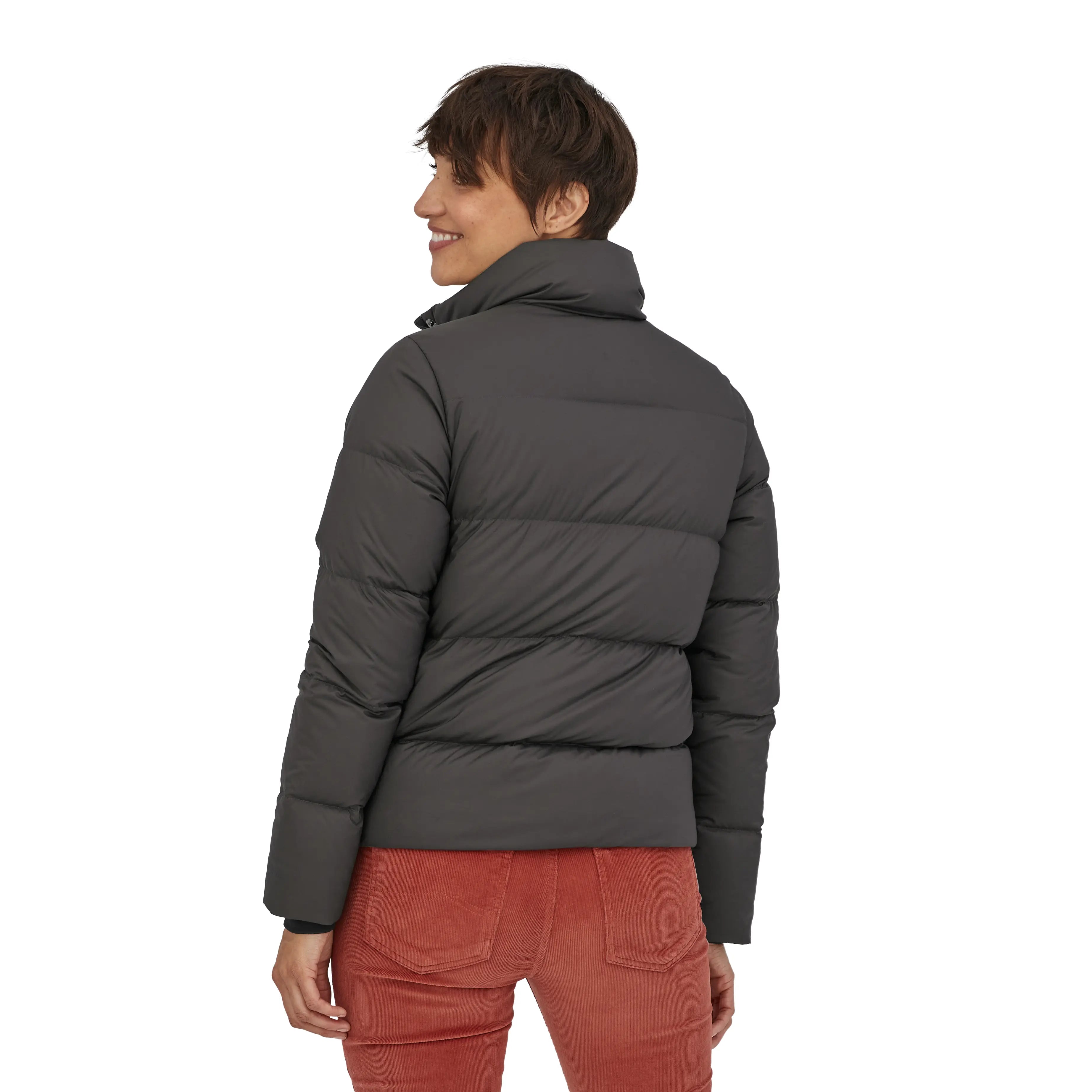 Women's Silent Down Jacket in Black | Patagonia Bend