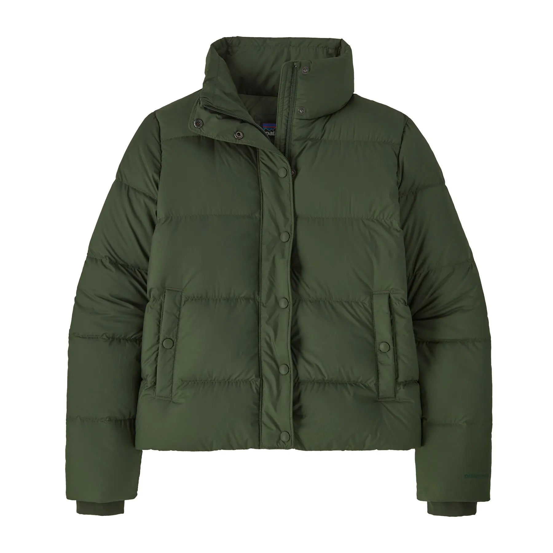 Women's Silent Down Jacket in Torrey Pine Green | Patagonia Bend