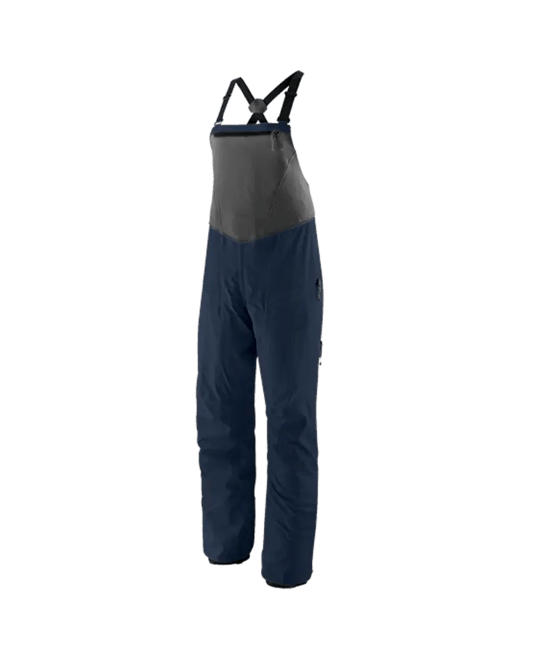 Women's SnowDrifter Bibs in Smolder Blue | Patagonia Bend