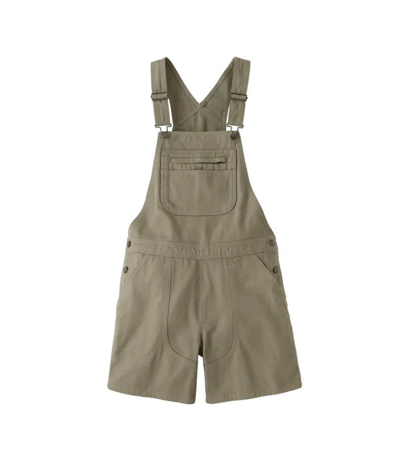 Women's Stand Up Overalls in River Rock Green | Patagonia Bend