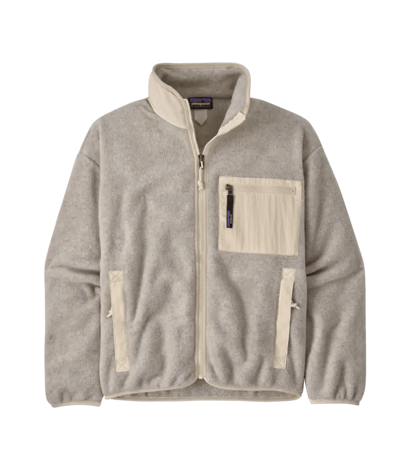 Women's Synchilla® Jacket in Oatmeal Heather w/Natural | Patagonia Bend