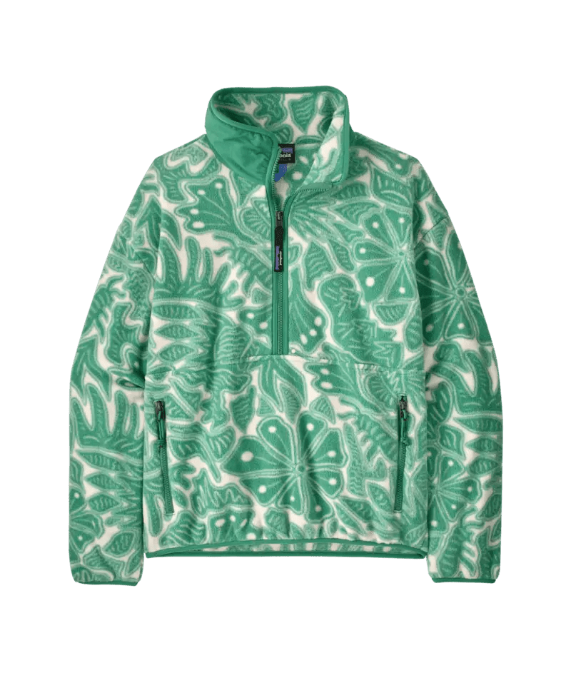 Women's Synchilla® Marsupial in Bees and Flowers: Heartleaf Green | Patagonia Bend