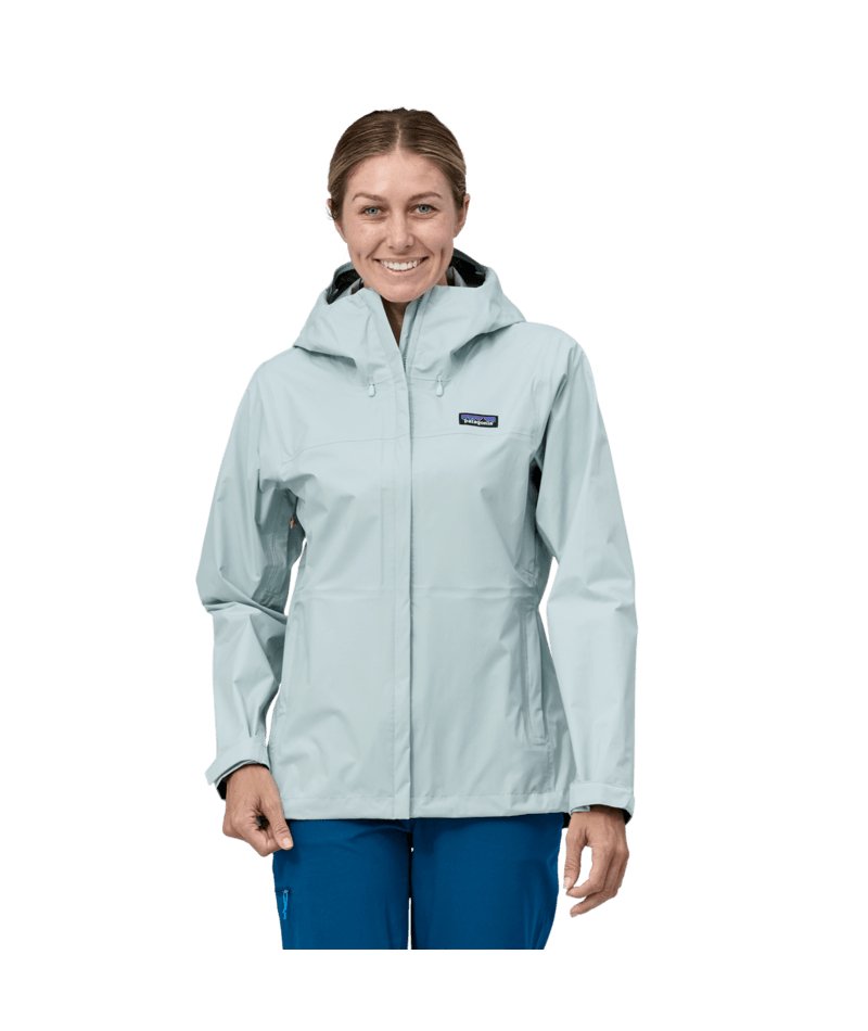 Women's Torrentshell 3L Rain Jacket in Chilled Blue | Patagonia Bend