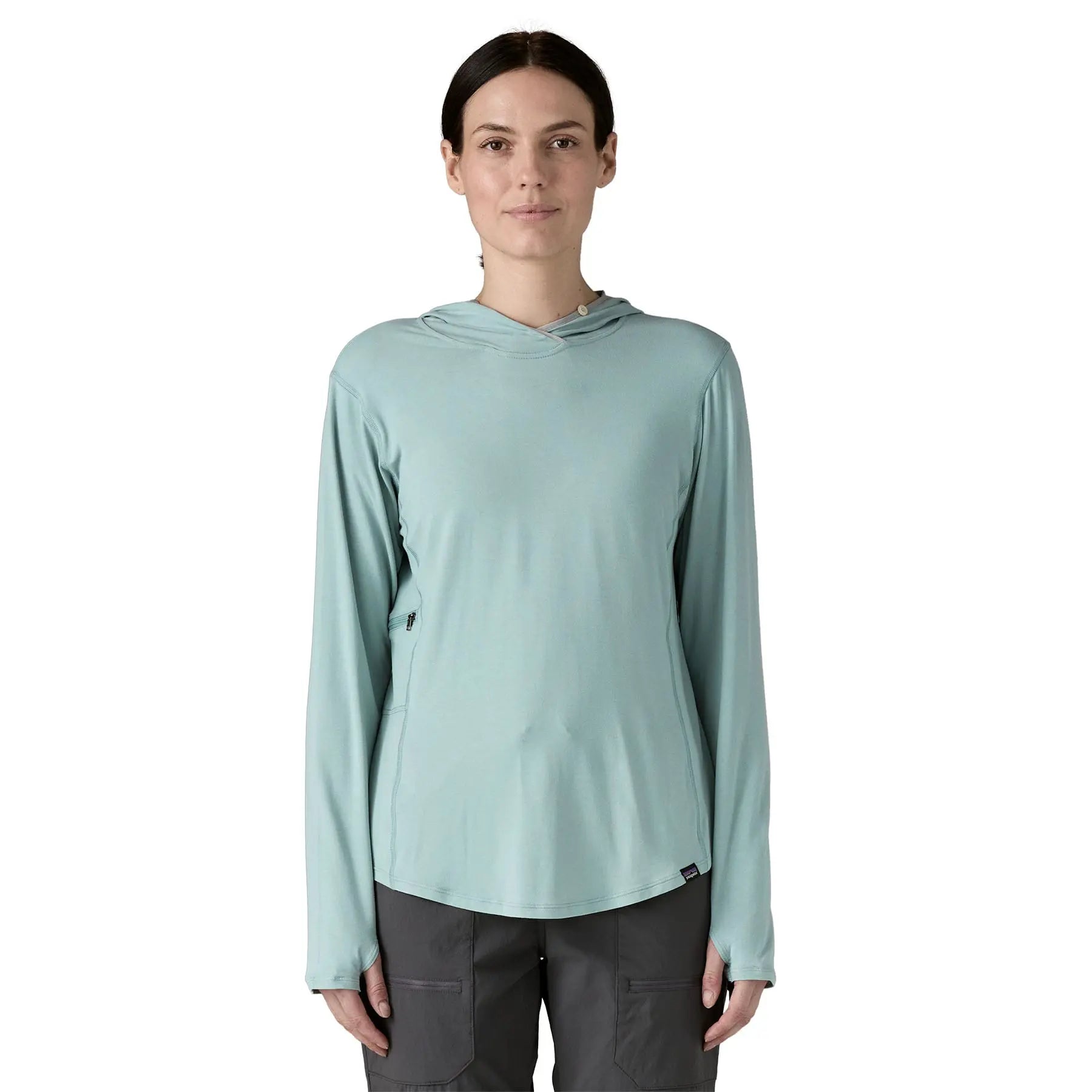 Women's Tropic Comfort Natural Hoody in Wispy Green | Patagonia Bend