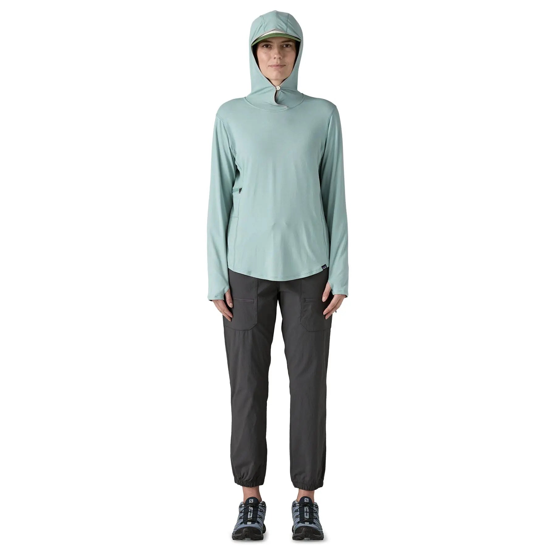 Women's Tropic Comfort Natural Hoody in Wispy Green | Patagonia Bend