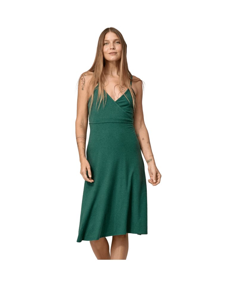 Women's Wear With All Dress in Conifer Green | Patagonia Bend