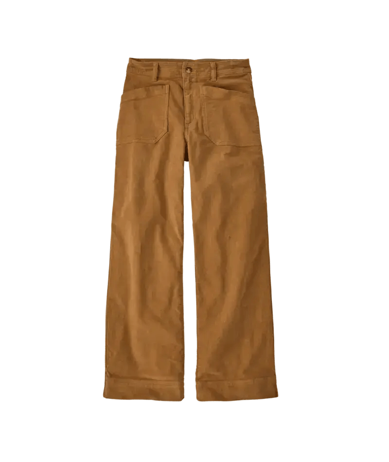 Women's Wide Leg Cord Pants in Nest Brown | Patagonia Bend