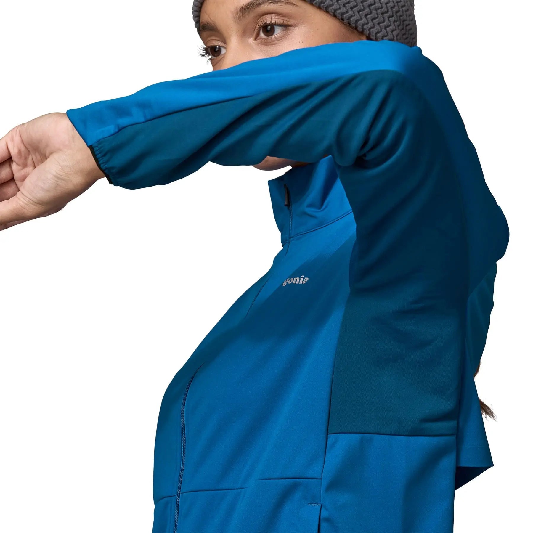 Women's Wind Shield Jacket in Endless Blue | Patagonia Bend