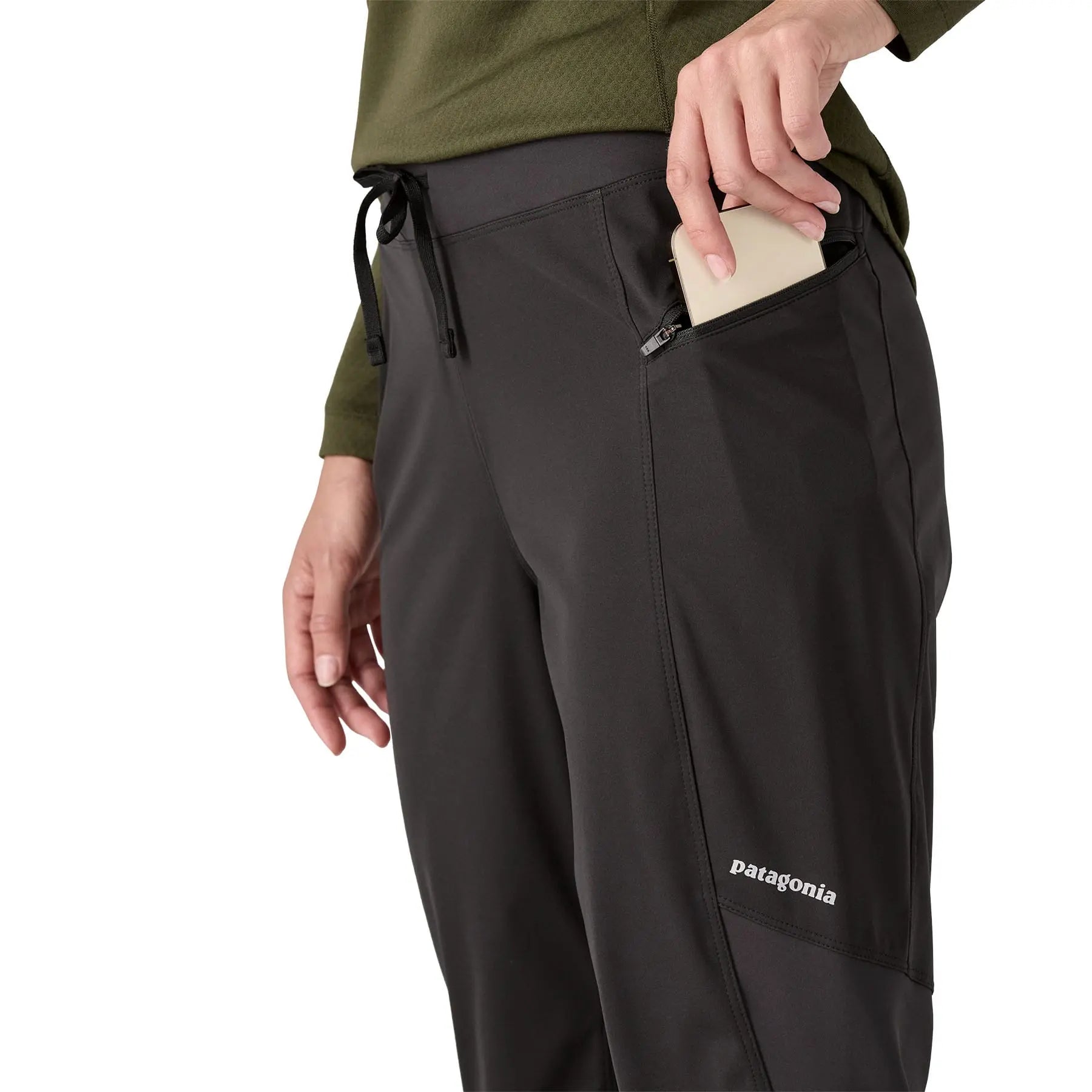 Women's Wind Shield Pants in Black | Patagonia Bend