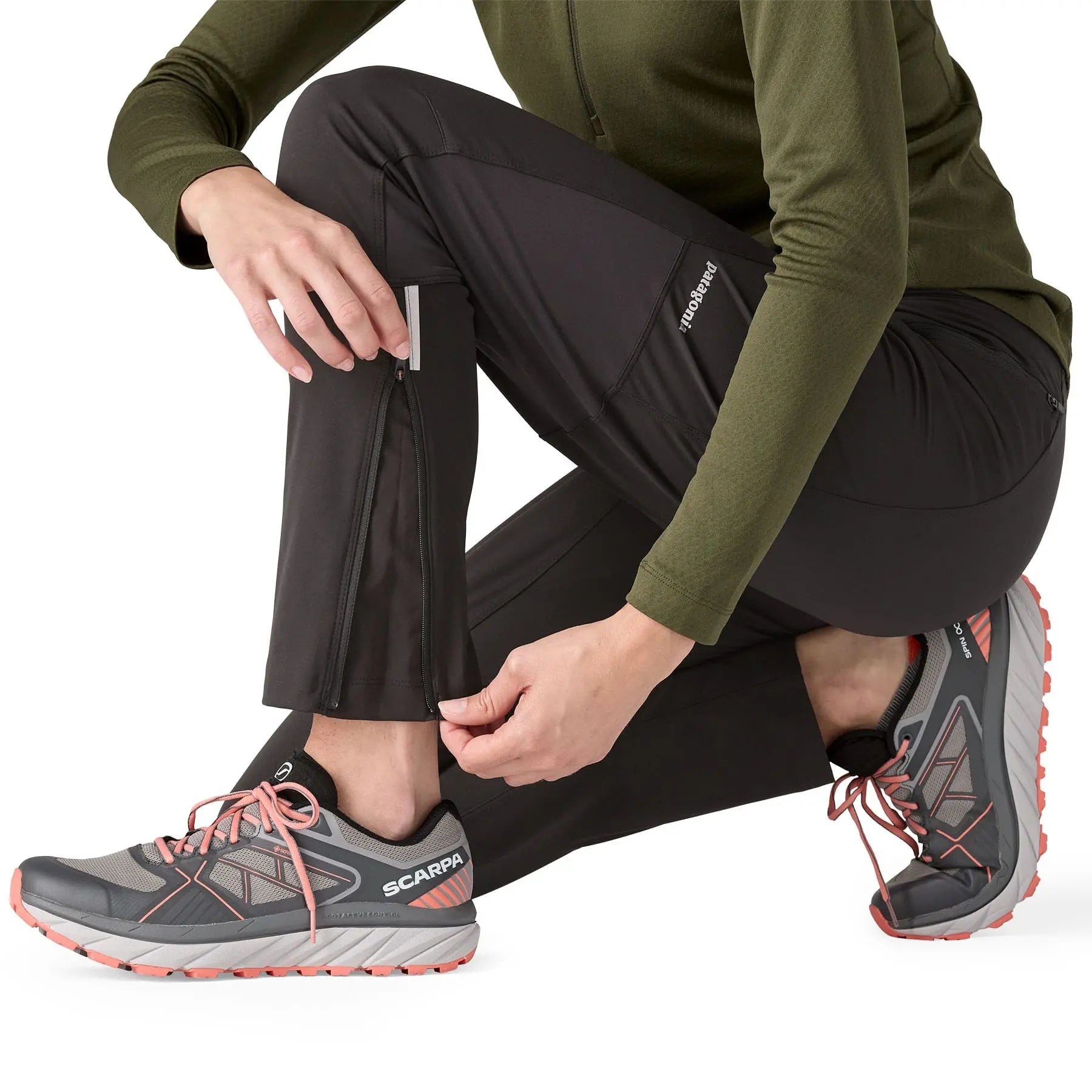 Women's Wind Shield Pants in Black | Patagonia Bend