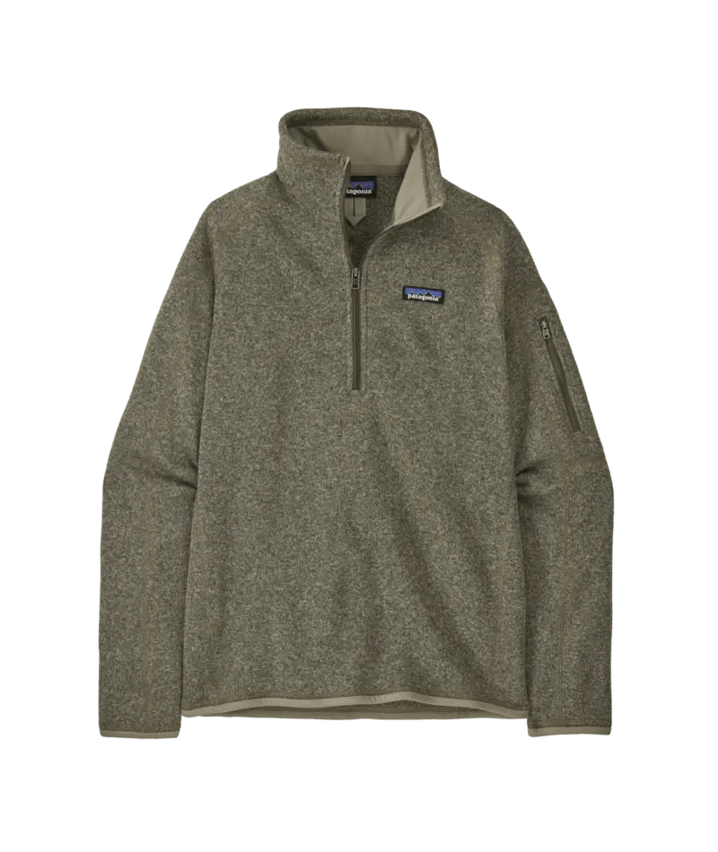 W's Better Sweater 1/4 Zip in River Rock Green | Patagonia Bend