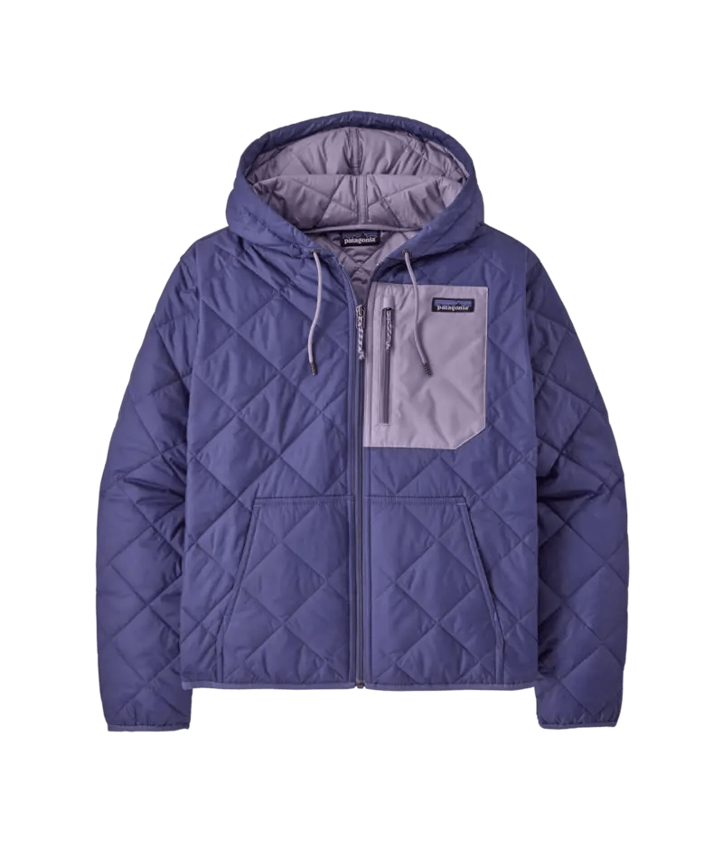 W's Diamond Quilted Bomber Hoody in Solstice Purple | Patagonia Bend