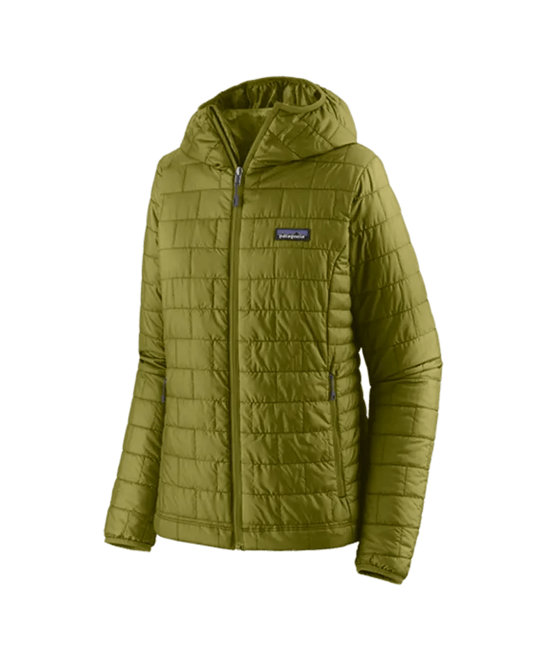 W's Nano Puff Hoody in Graze Green | Patagonia Bend