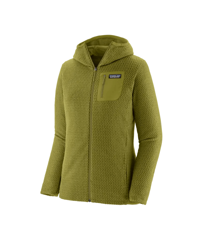 W's R1 Air Full - Zip Hoody in Graze Green | Patagonia Bend